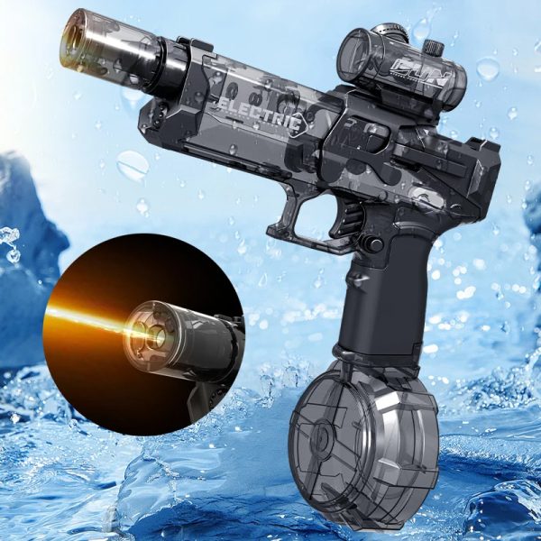 Electric Splash Action with Cool Lights