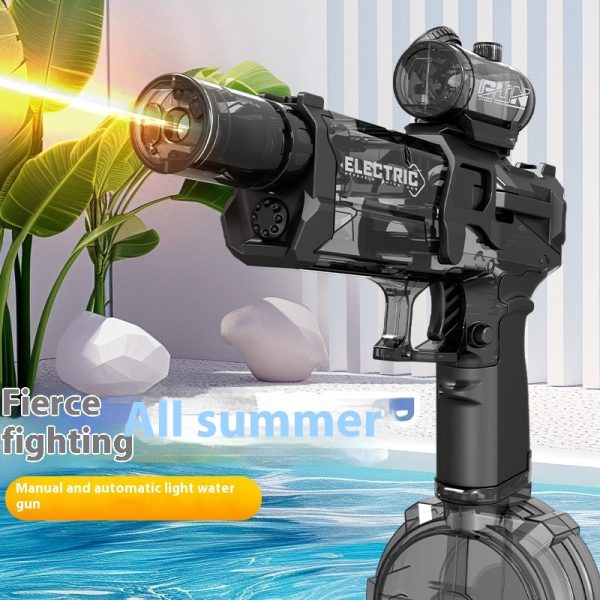 Electric Splash Action with Cool Lights