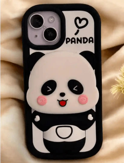 silicone 3D Design Cartoon iPhone Case