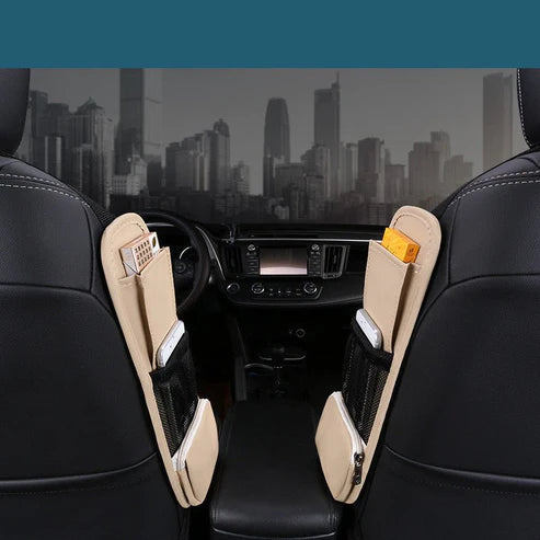 Car Leather Side Pocket Storage Bag
