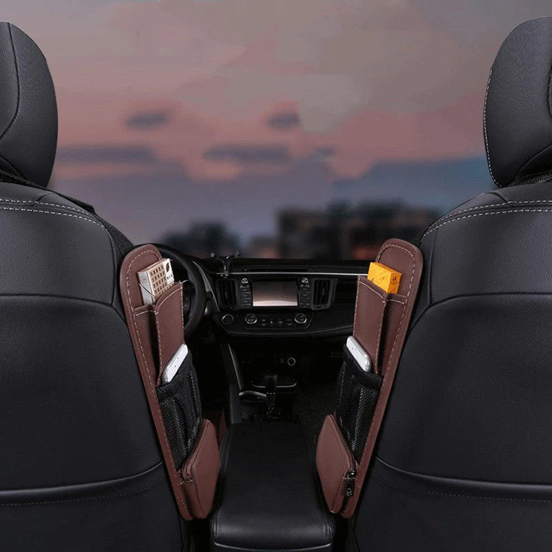 Car Leather Side Pocket Storage Bag